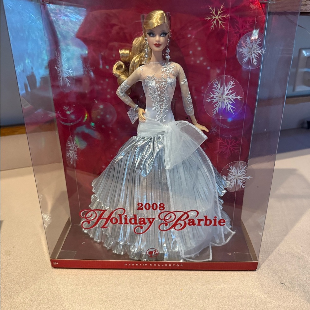 2008 Barbie Holiday Collector Doll - Silver and White